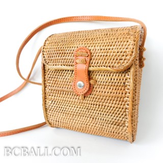 Passport Rattan Sling Bags Hand Woven Bali Best Quality